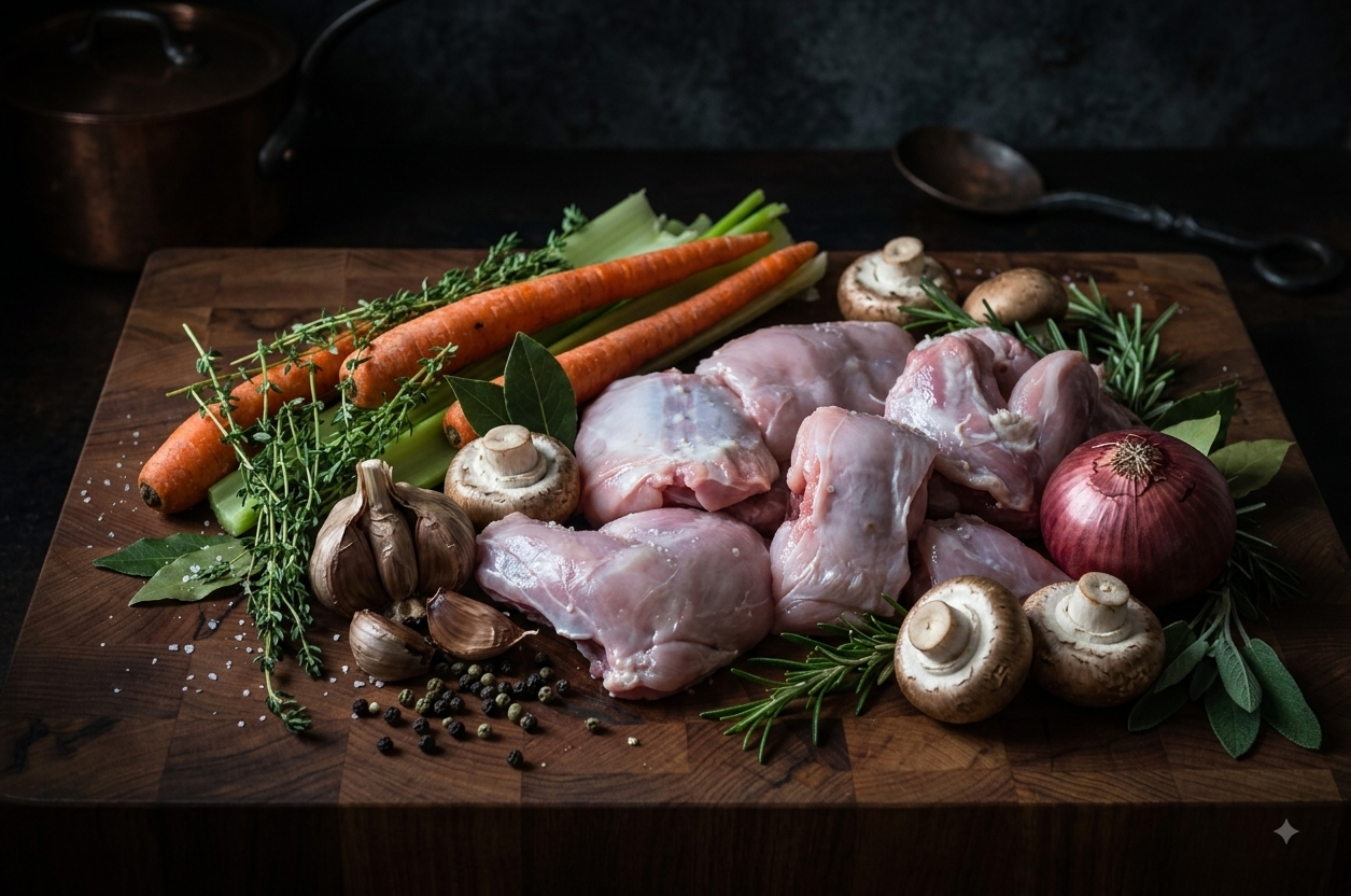 Rabbit Stew Meat